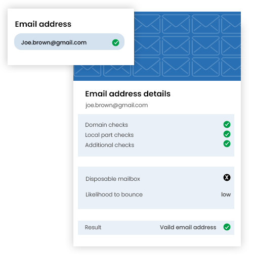 Bulk email validator interface — upload and clean large email lists