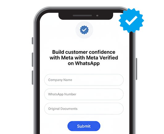 WhatsApp Blue Tick verification application form