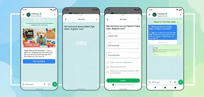 Step 5: View WhatsApp Form responses and lead data